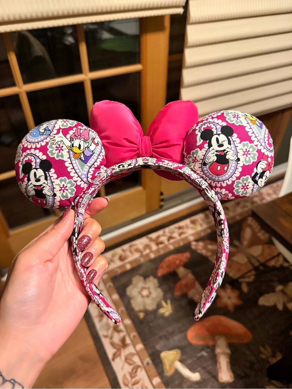 Vera Bradley - Disney Paisley Minnie Mouse Ear Headband - Pink Purple - like new